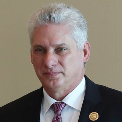 Portrait de Miguel Díaz-Canel.