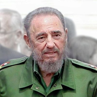 Portrait de Fidel Castro.